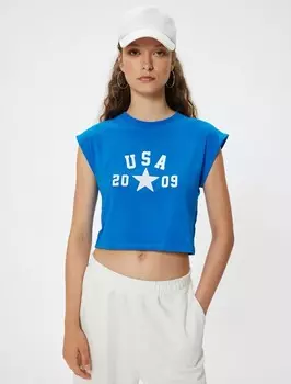 Футболка Koton Shirt, темно-синий