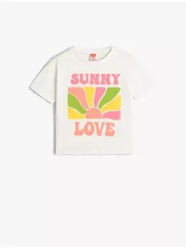 Футболка KOTON T shirt, экрю