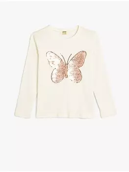 Футболка KOTON T shirt, экрю