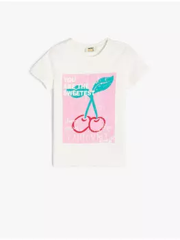 Футболка KOTON T shirt, экрю