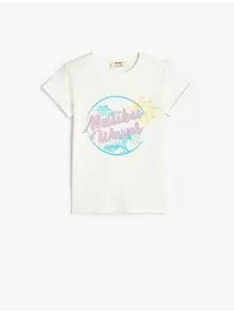 Футболка KOTON T shirt, экрю