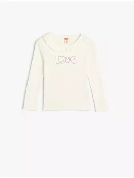 Футболка KOTON T shirt, экрю