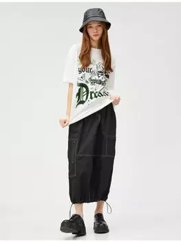 Футболка KOTON T shirt, экрю
