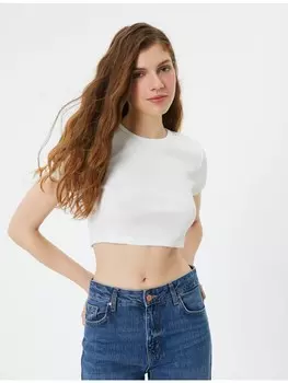 Футболка KOTON T shirt, экрю