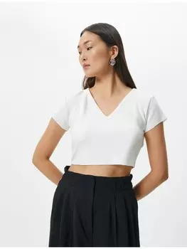 Футболка KOTON T shirt, экрю