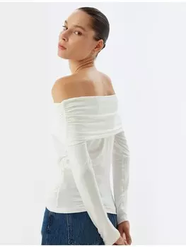 Футболка KOTON T shirt, экрю