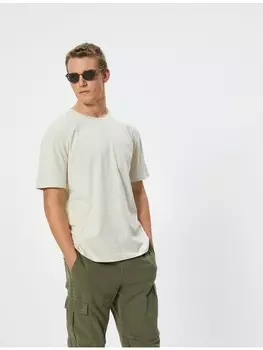 Футболка KOTON T shirt, экрю