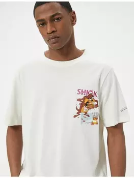 Футболка KOTON T shirt, экрю