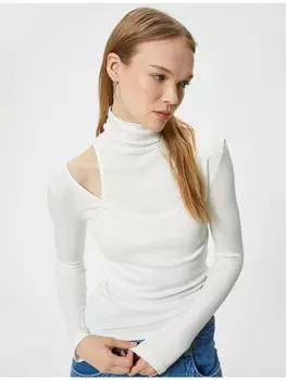 Футболка KOTON T shirt, экрю