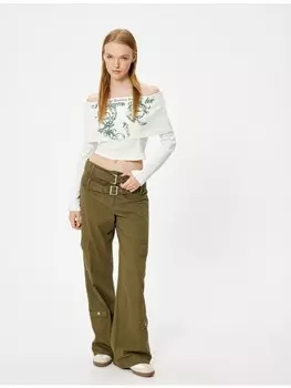 Футболка KOTON T shirt, экрю
