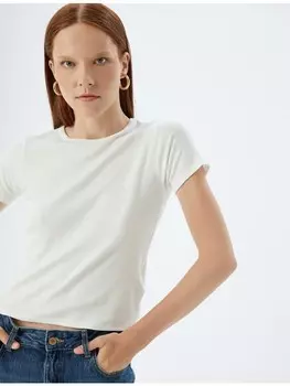Футболка KOTON T shirt, экрю