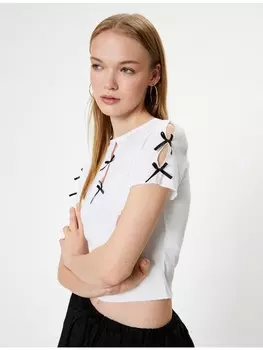 Футболка KOTON T shirt, экрю
