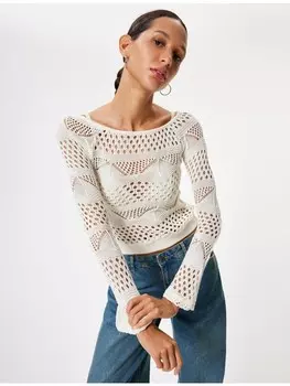 Футболка KOTON T shirt, экрю