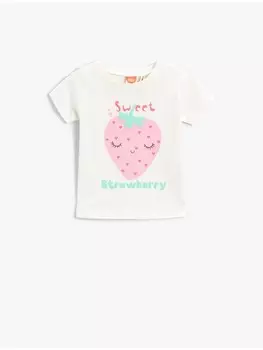 Футболка KOTON T shirt, экрю
