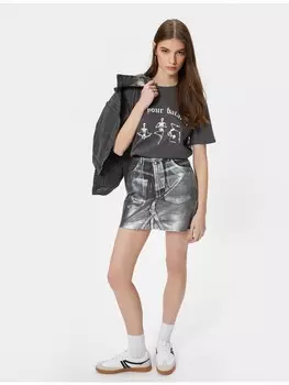 Футболка KOTON T shirt, антрацит
