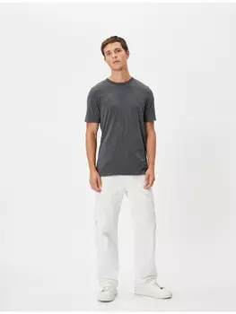 Футболка KOTON T shirt, антрацит
