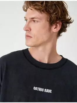 Футболка KOTON T shirt, антрацит
