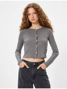 Футболка KOTON T shirt, антрацит