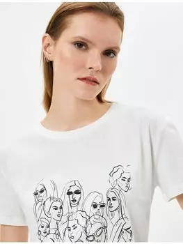 Футболка KOTON T shirt, белый