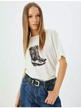 Футболка KOTON T-shirt, белый