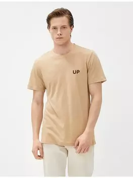 Футболка KOTON T shirt, бежевый