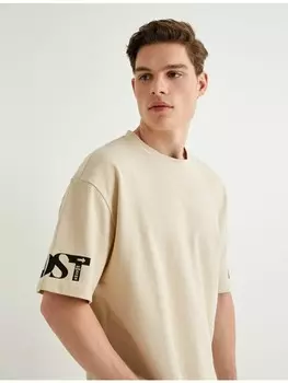 Футболка KOTON T shirt, бежевый
