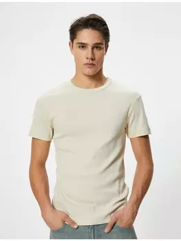 Футболка KOTON T shirt, бежевый