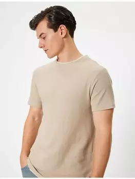 Футболка KOTON T shirt, бежевый