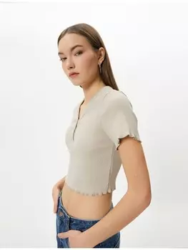 Футболка KOTON T shirt, бежевый