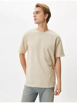 Футболка KOTON T shirt, бежевый