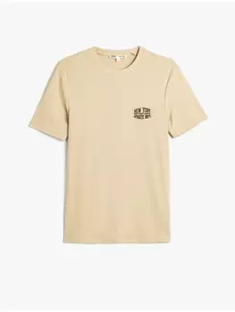 Футболка KOTON T-shirt, бежевый