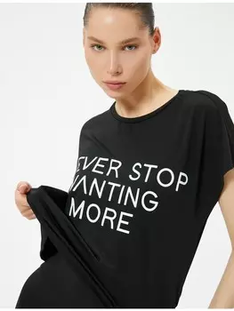 Футболка KOTON T shirt, черный
