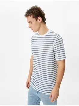 Футболка KOTON T shirt, цвет blau gestreift