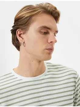 Футболка KOTON T shirt, цвет grn gestreift
