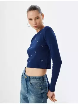 Футболка KOTON T-shirt, цвет Marineblau