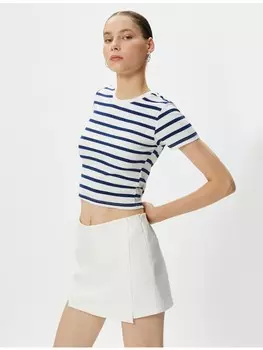 Футболка KOTON T shirt, цвет marineblau gestreift