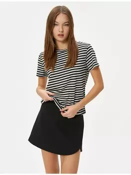 Футболка KOTON T shirt, цвет schwarz gestreift