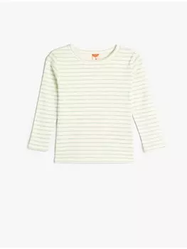 Футболка KOTON T shirt, цвет wei gestreift