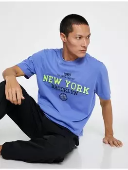 Футболка KOTON T shirt, фиолетовый