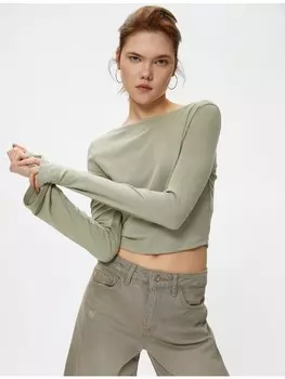 Футболка KOTON T shirt, хаки