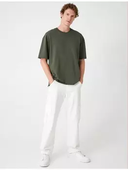 Футболка KOTON T shirt, хаки