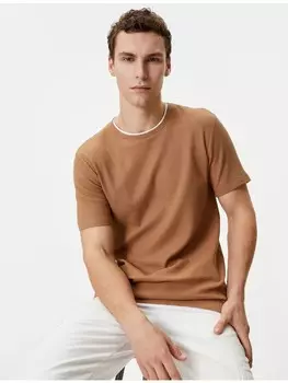 Футболка KOTON T-shirt, коричневый