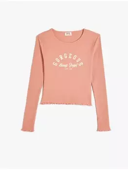 Футболка KOTON T shirt, розовый