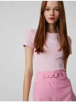 Футболка KOTON T shirt, розовый