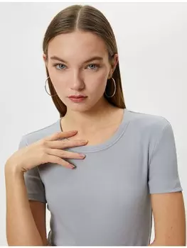 Футболка KOTON T shirt, серый