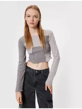 Футболка KOTON T shirt, серый
