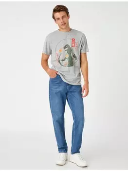 Футболка KOTON T shirt, серый