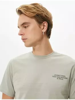 Футболка KOTON T shirt, серый