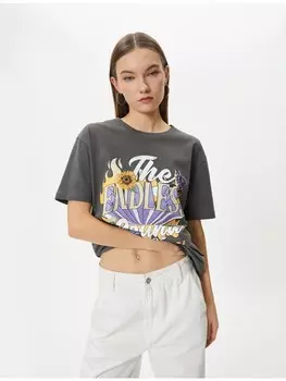 Футболка KOTON T shirt, серый
