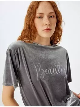 Футболка KOTON T-shirt, серый
